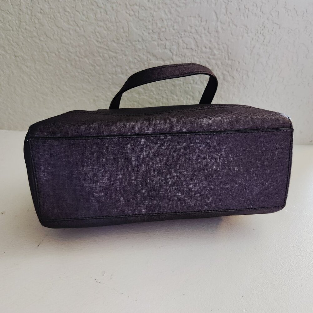 Euc Coach Metallic Gunmetal Crossbody Bag Shoulder Purse - Picture 4 of 10